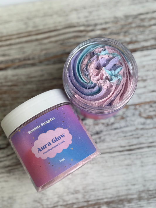 Aura Glow Foaming Sugar Scrub 7oz