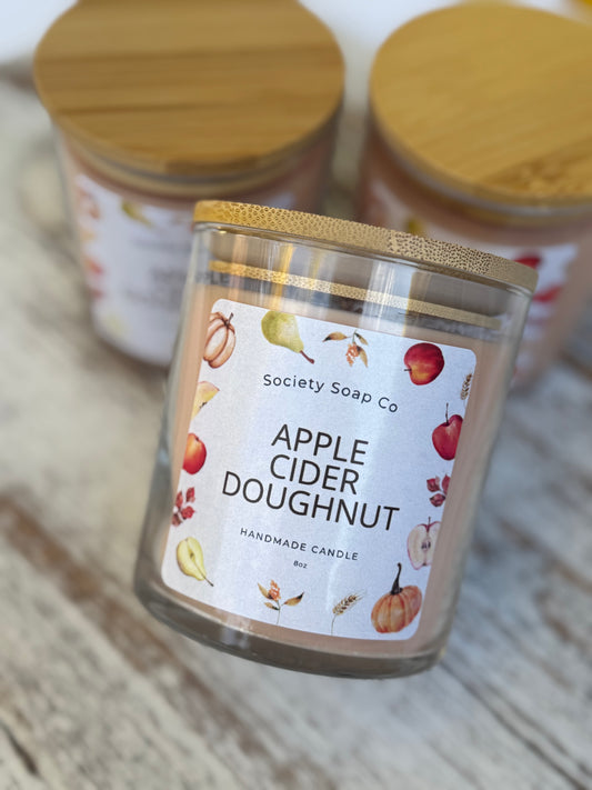 Apple Cider Doughnut Candle